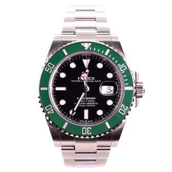 Oyster Perpetual Submariner Kermit Date Automatic Watch Stainless Steel and Cerachrom 41