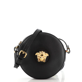 Versace La Medusa Round Camera Bag Leather Small