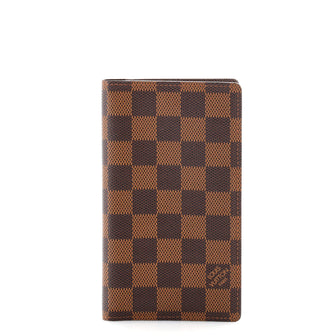 Louis Vuitton Porte Valeurs Checkbook Wallet Damier