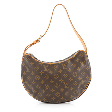 Louis Vuitton Croissant Handbag Monogram Canvas MM Brown