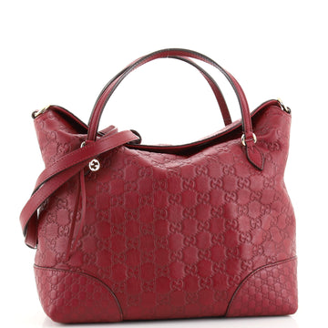 Gucci Signature Fold Over Tote Guccissima Leather Medium