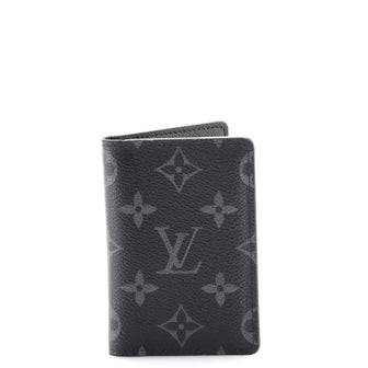 Louis Vuitton Pocket Organizer Monogram Eclipse Canvas