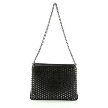 Christian Louboutin Triloubi Chain Bag Leather Large Black