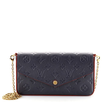 Louis Vuitton Felicie Pochette Monogram Empreinte Leather
