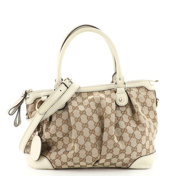 Gucci Sukey Top Handle Satchel GG Canvas Medium