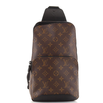 Louis Vuitton Avenue Sling Bag Macassar Monogram Canvas