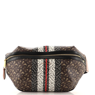 Burberry Bum Bag Monogram E-Canvas Medium