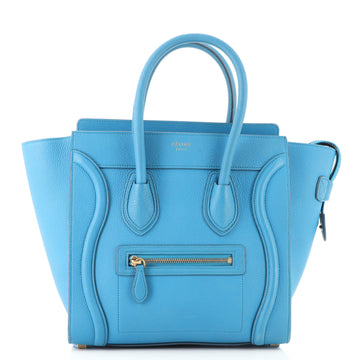 Celine Luggage Bag Grainy Leather Micro