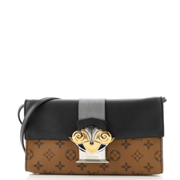 Louis Vuitton Column Clutch Reverse Monogram Canvas