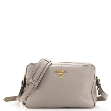 Prada Double Zip Camera Bag Vitello Phenix Medium