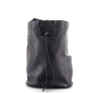 Louis Vuitton Chalk Backpack Monogram Shadow Leather
