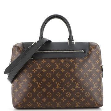 Louis Vuitton Porte-Documents Jour Bag NM Macassar Monogram Canvas