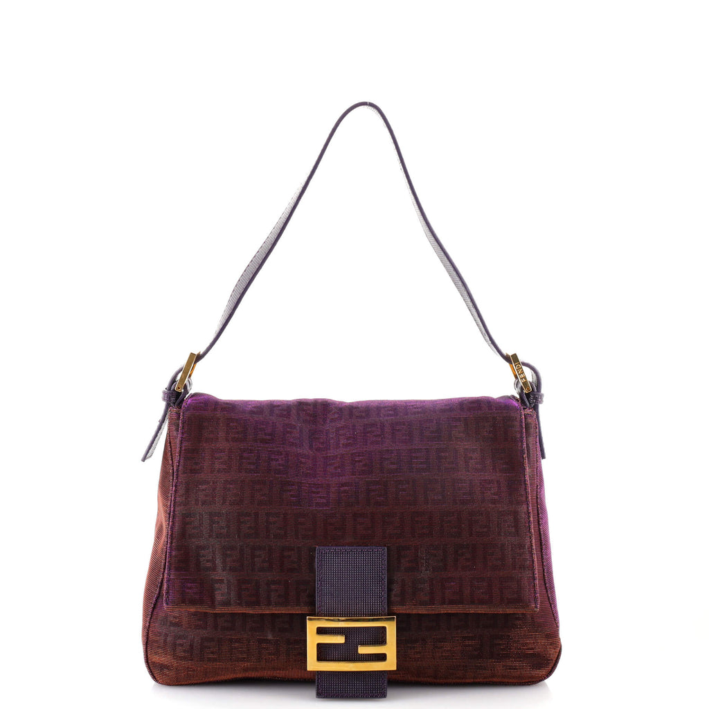 Fendi Mama Forever Bag Iridescent Zucchino Canvas 154659