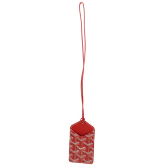 Goyard Goyardine Luggage Tag Coated Canvas