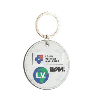 Louis Vuitton Round Illustre Keychain Limited Edition Monogram Canvas