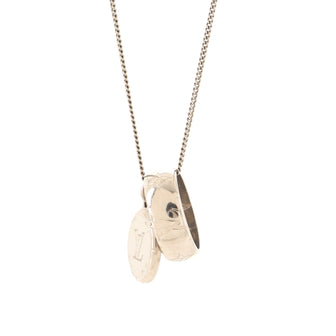 Louis Vuitton Ring Necklace Monogram Metal