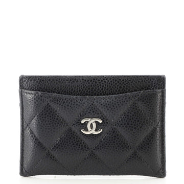 Chanel Classic Card Holder Quilted Caviar