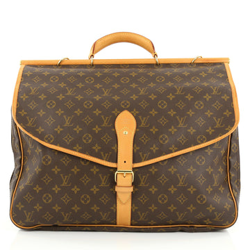 Louis Vuitton Sac Chasse Hunting Bag Monogram Canvas Brown