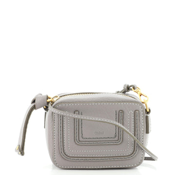 Chloe Marcie Zip Crossbody Bag Leather Mini