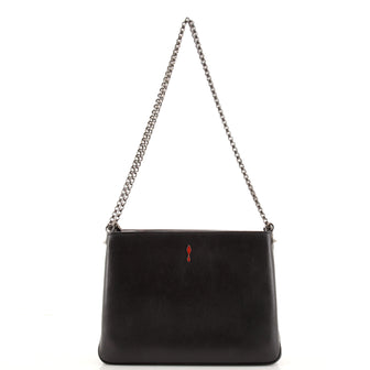 Christian Louboutin Triloubi Chain Bag Spiked Leather Large