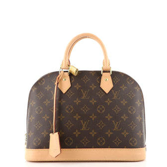 Louis Vuitton Alma Handbag Monogram Canvas PM