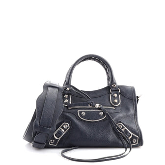 Balenciaga City Classic Metallic Edge Bag Leather Mini