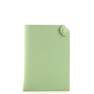 Hermes Tarmac Passport Holder Leather