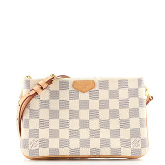 Louis Vuitton Double Zip Pochette Damier