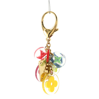 Louis Vuitton Candy Fleurs Bag Charm Metal and Resin