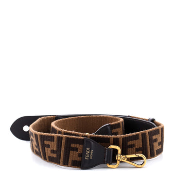 Fendi FF 1974 Strap You Shoulder Strap Zucca Canvas with Studded Leather