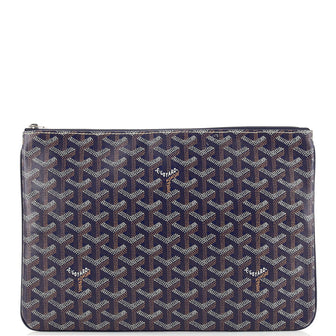 Goyard Senat Zip Pouch Coated Canvas MM