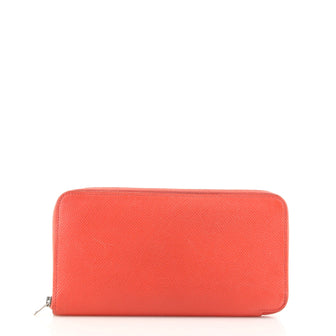 Hermes Azap Zip Around Wallet Silk'in Epsom Long