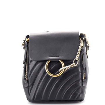 Chloe Faye Backpack Quilted Leather Small