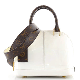 Louis Vuitton Alma Handbag Vernis with Monogram Canvas BB