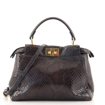Fendi Peekaboo Bag Python Mini