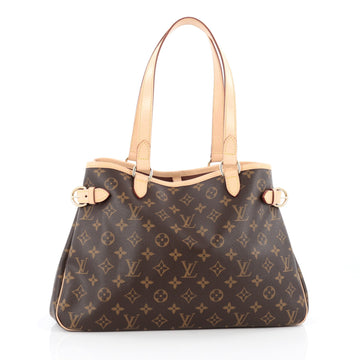 Louis Vuitton Batignolles Handbag Monogram Canvas Horizontal