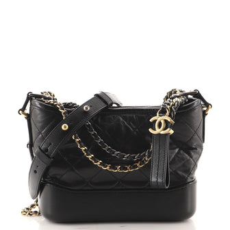Chanel Gabrielle Hobo Quilted Aged Calfskin Small