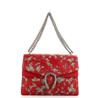 Gucci Dionysus Bag Arabesque GG Coated Canvas Medium