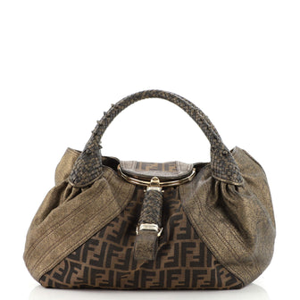 Fendi Spy Bag Zucca Canvas and Leather