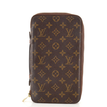 Louis Vuitton Poche Escapade Organizer Wallet Monogram Canvas