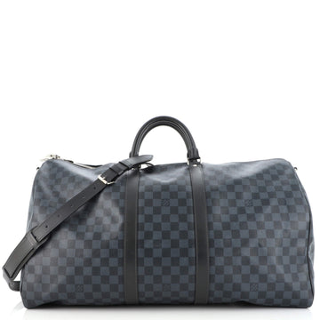 Louis Vuitton Keepall Bandouliere Bag Damier Graphite 55