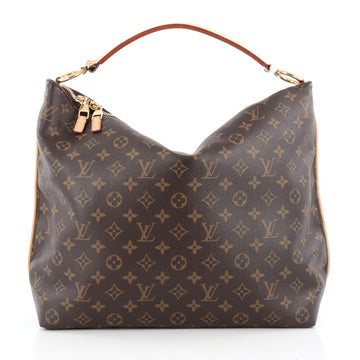 Louis Vuitton Sully Handbag Monogram Canvas MM