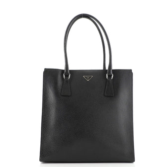 Prada Vintage Open Tote Cinghiale Leather Tall