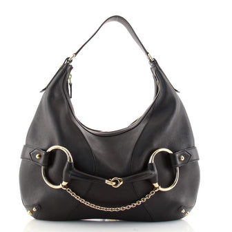 Gucci Horsebit Chain Hobo Leather Large