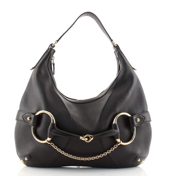 Gucci Horsebit Chain Hobo Leather Large