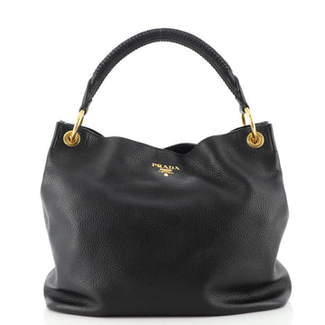 Prada Rolled Hobo Vitello Daino Large