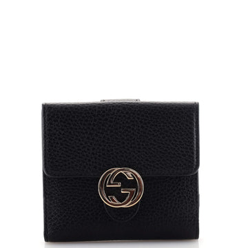 Gucci Icon French Wallet (Outlet) Leather Compact