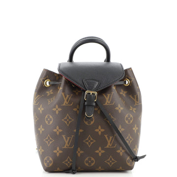Louis Vuitton Montsouris Backpack NM Monogram Canvas with Leather BB