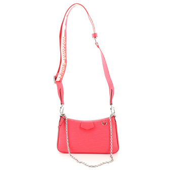 Louis Vuitton Easy Pouch on Strap EPI Leather Pink