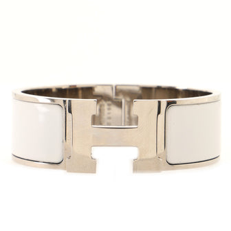 Hermes Clic H Bracelet Enamel Wide